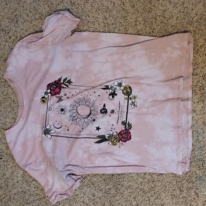 Tarot card tee pink